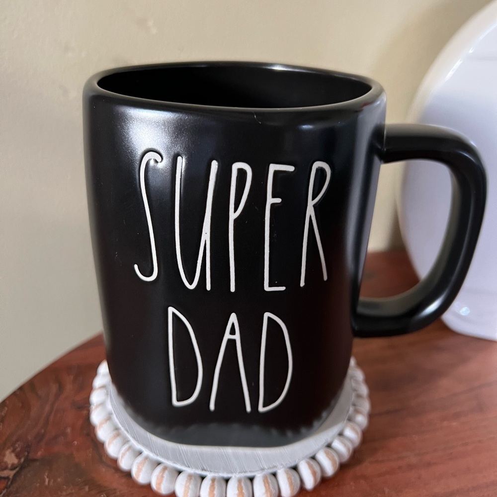 Rae Dunn SUPER DAD Mug